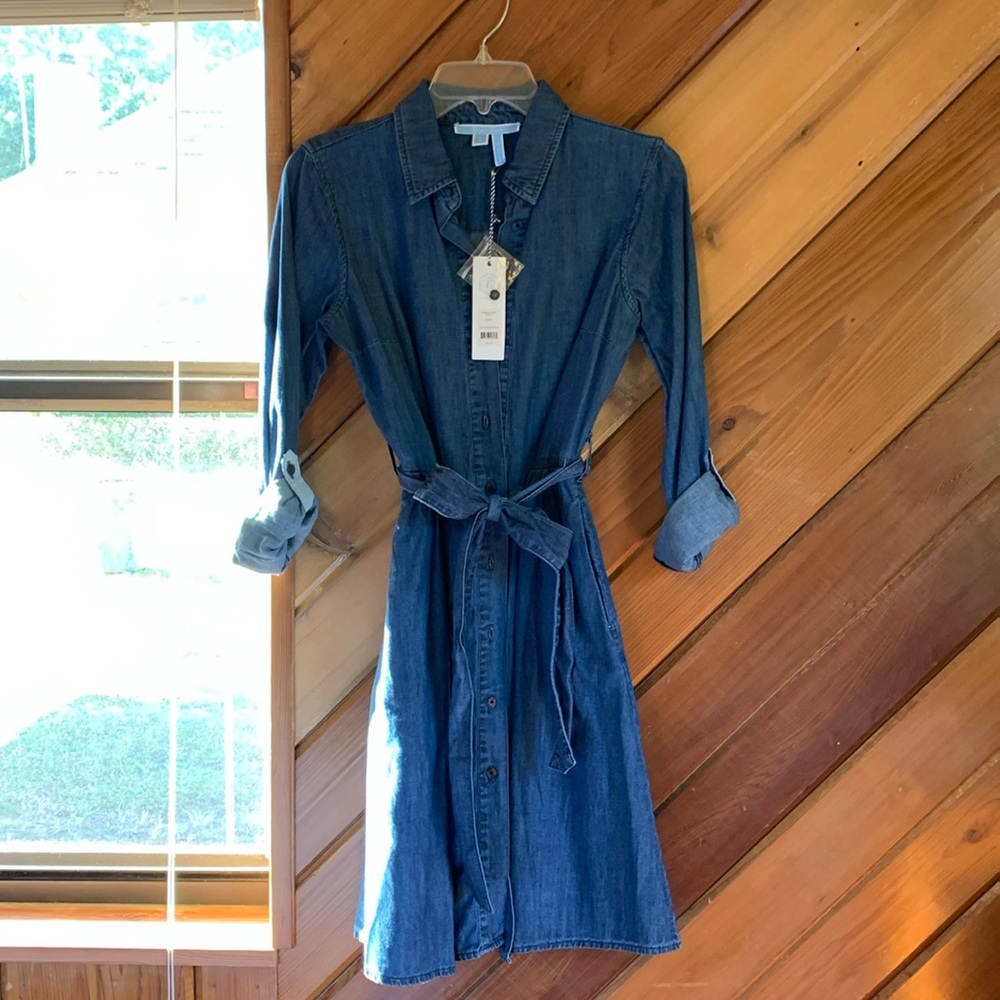 Draper James Chambray Shirt Dress | NWT
